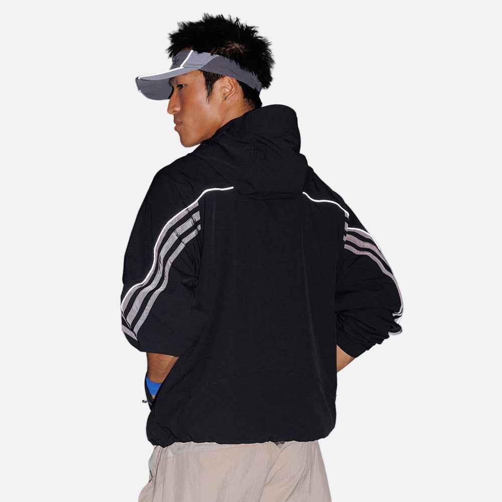 Y2K Fashionable Waterproof Hooded Windbreaker Jacket