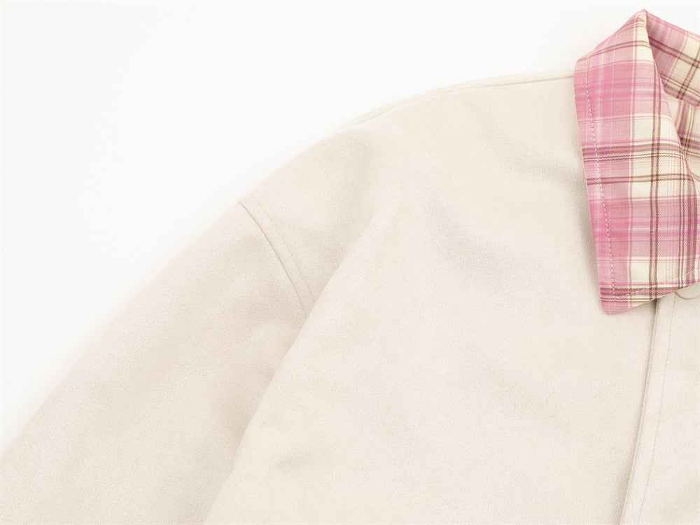 Y2K Butterfly Print Bloom Embroidered Casual Jacket