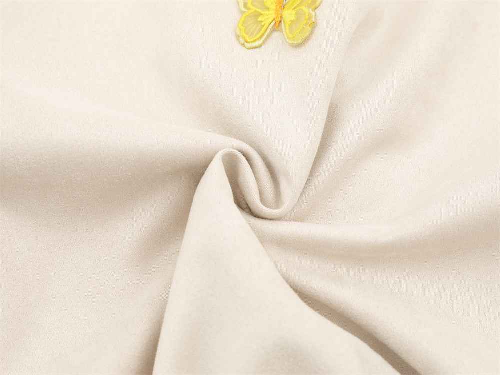 Y2K Butterfly Print Bloom Embroidered Casual Jacket