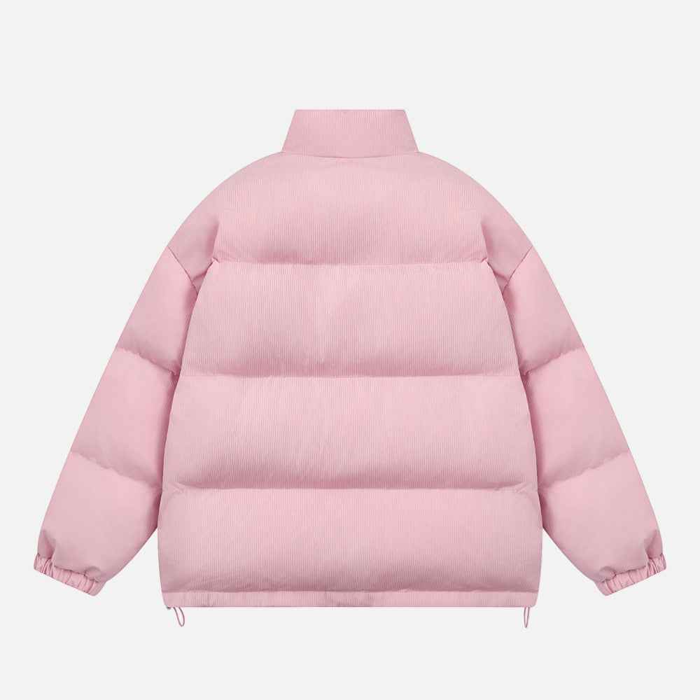 Fashionable Thick Warm Casual High Neck Puffer Jacket