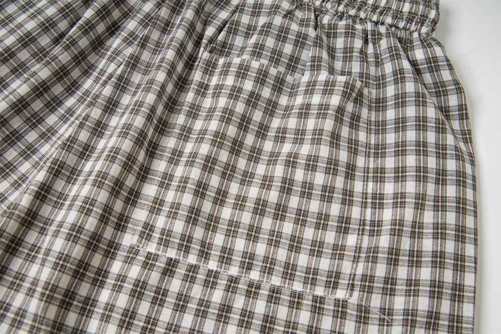 Y2K Vibrant Retro Wide Leg Plaid Sweatpants
