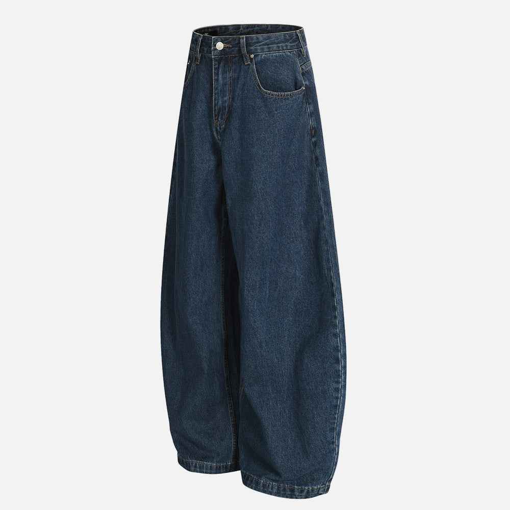 Breathable Streetwear Wide Leg High Waist Jeans