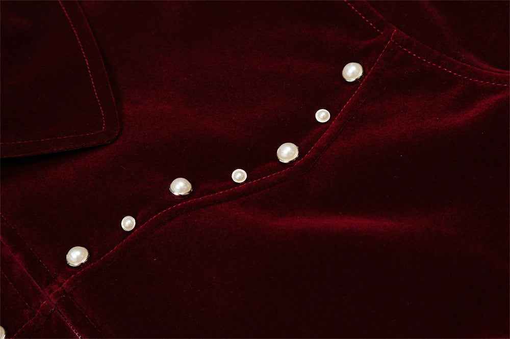 Streetwear Bold Vibe Metal Stud Zipper Furry Jacket