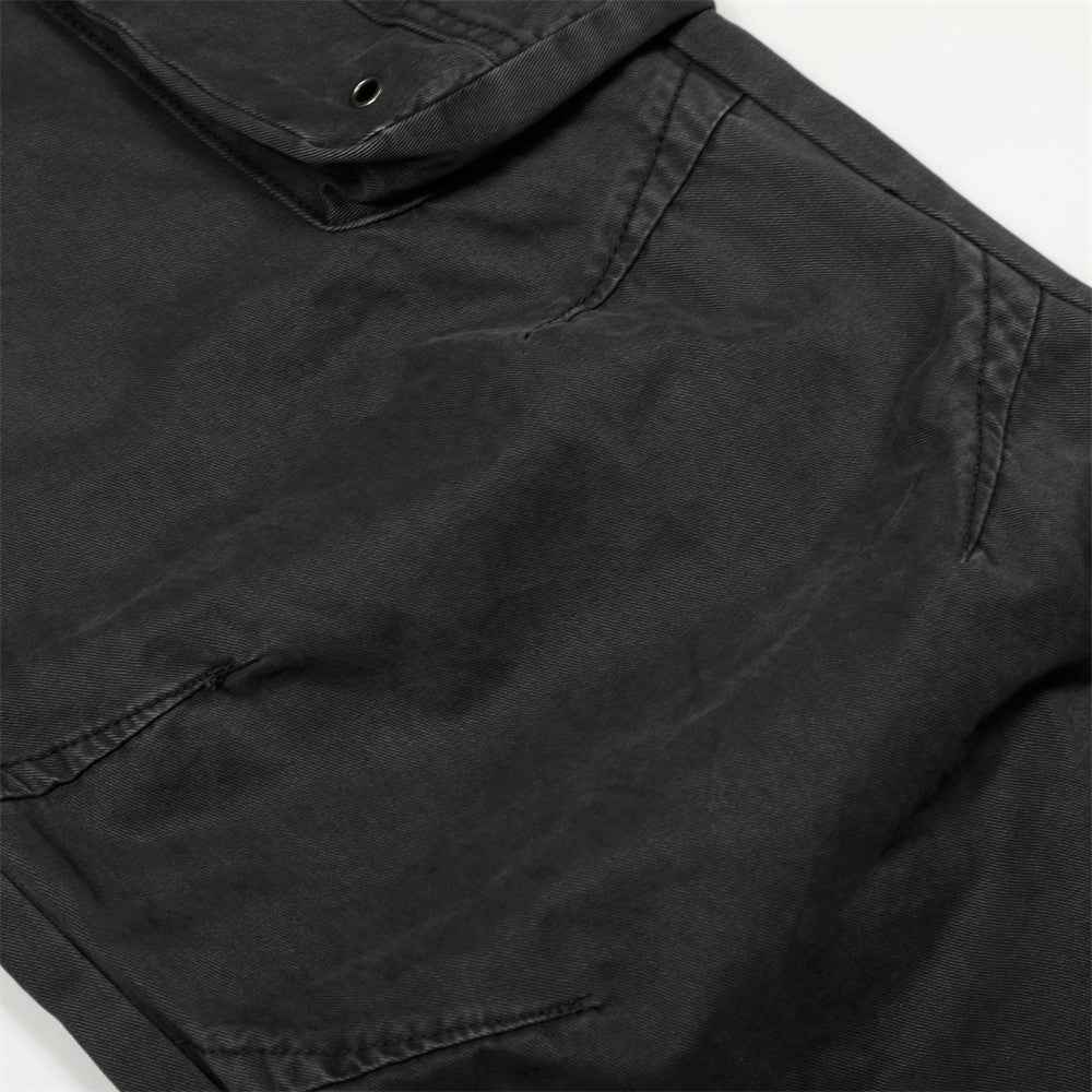 Durable Streetwear Loose Fit Pleated Cargo Pants