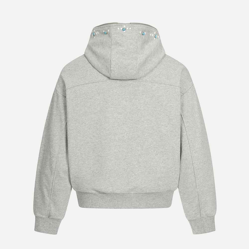 Athletic Emerald Shark Hooded Sweatshirt