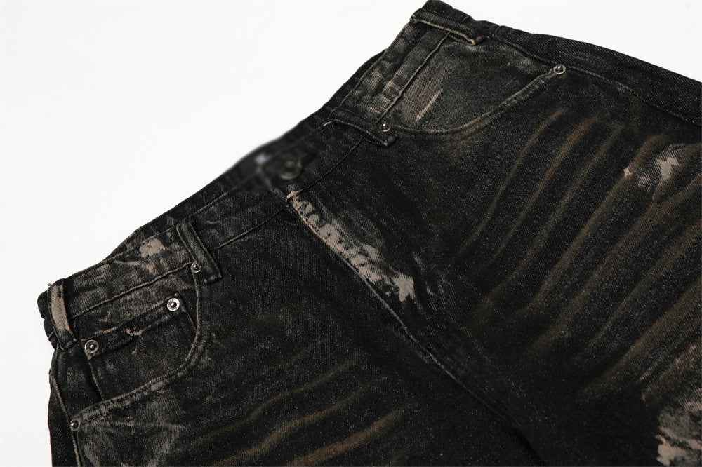Streetwear Casual Distressed Denim Jeans