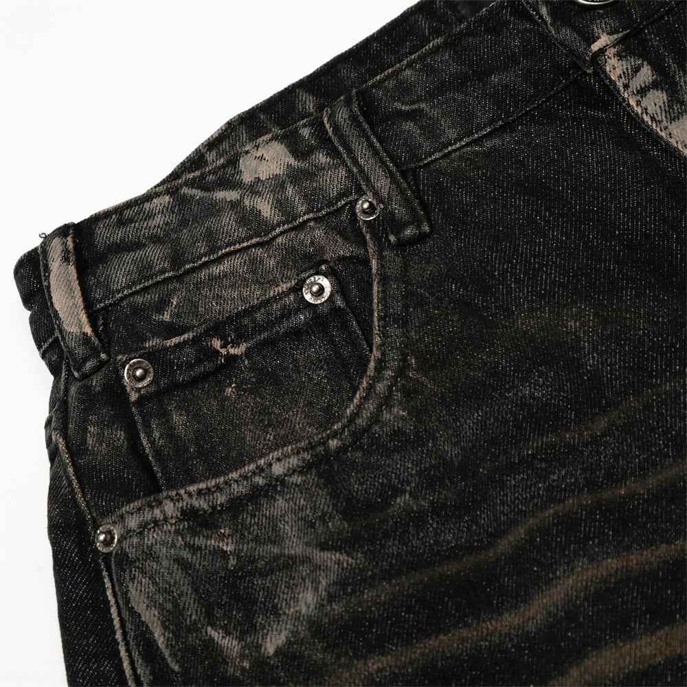 Streetwear Casual Distressed Denim Jeans