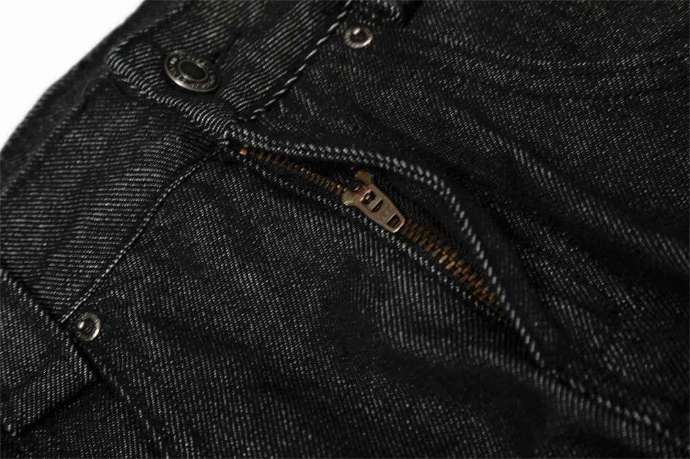 Stylish Deconstructed Pleated Wide Leg Jeans