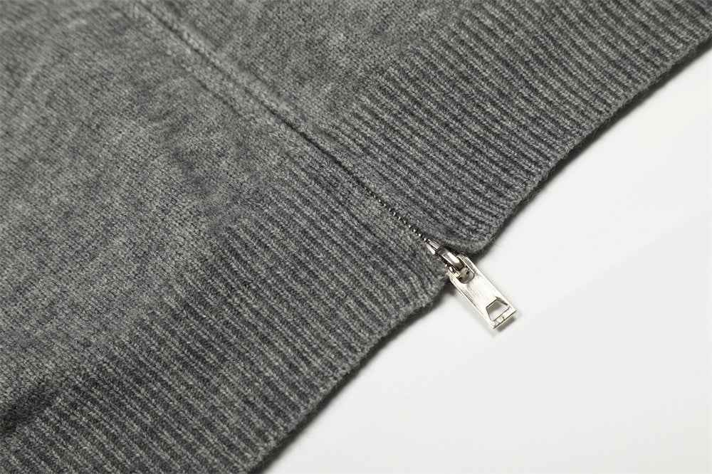 Stylish Solid Color Oversized Hooded Knit Cardigan