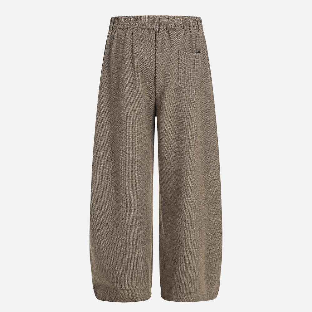 Stylish Relaxed Pleated Casual Suit Pants