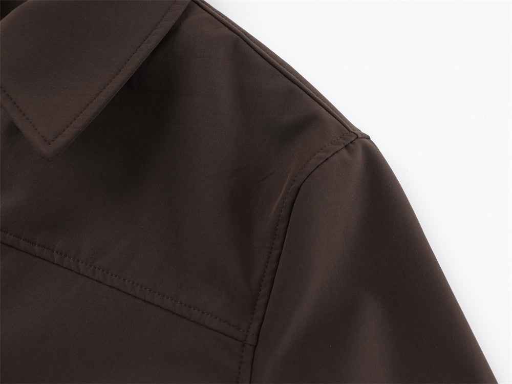 Stylish Retro Stand Collar Pilot Casual Jacket