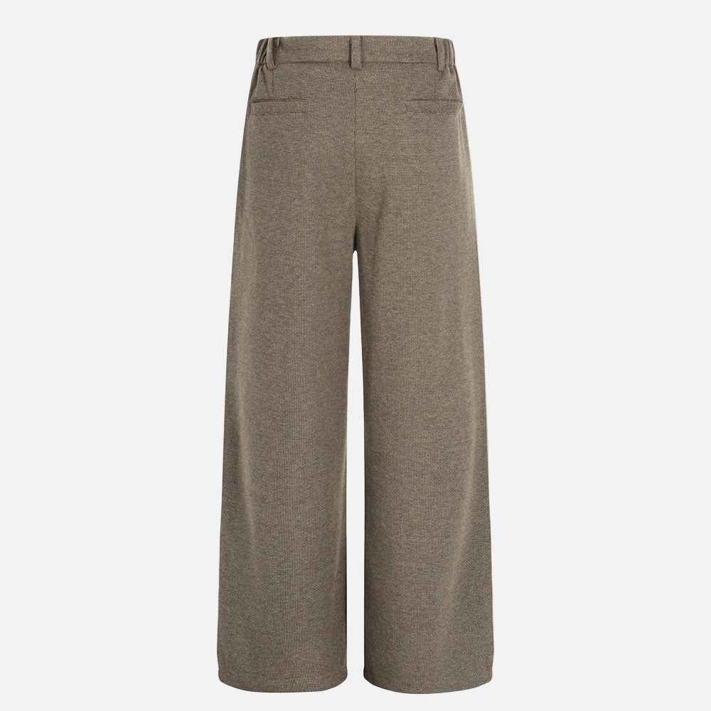 Stylish Vibe Pleated Button Casual Pants