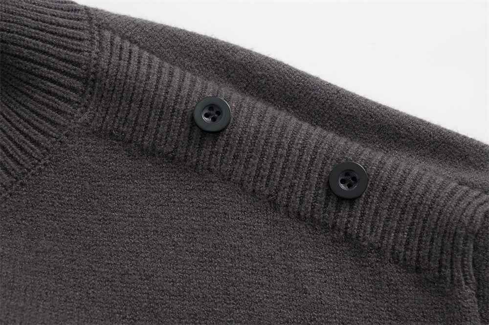 Stylish Chic High Collar Knit Casual Sweater