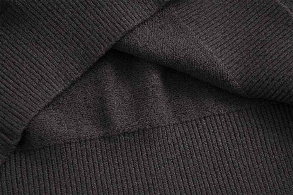 Stylish Chic High Collar Knit Casual Sweater