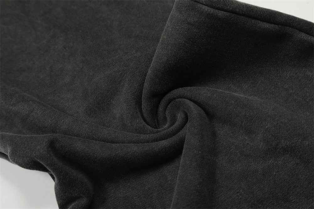 Vintage Retro Letter Print Flared Straight Sweatpants