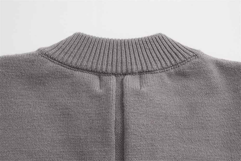 Winter Cozy Twist Knit Single Breasted Button Cardigan