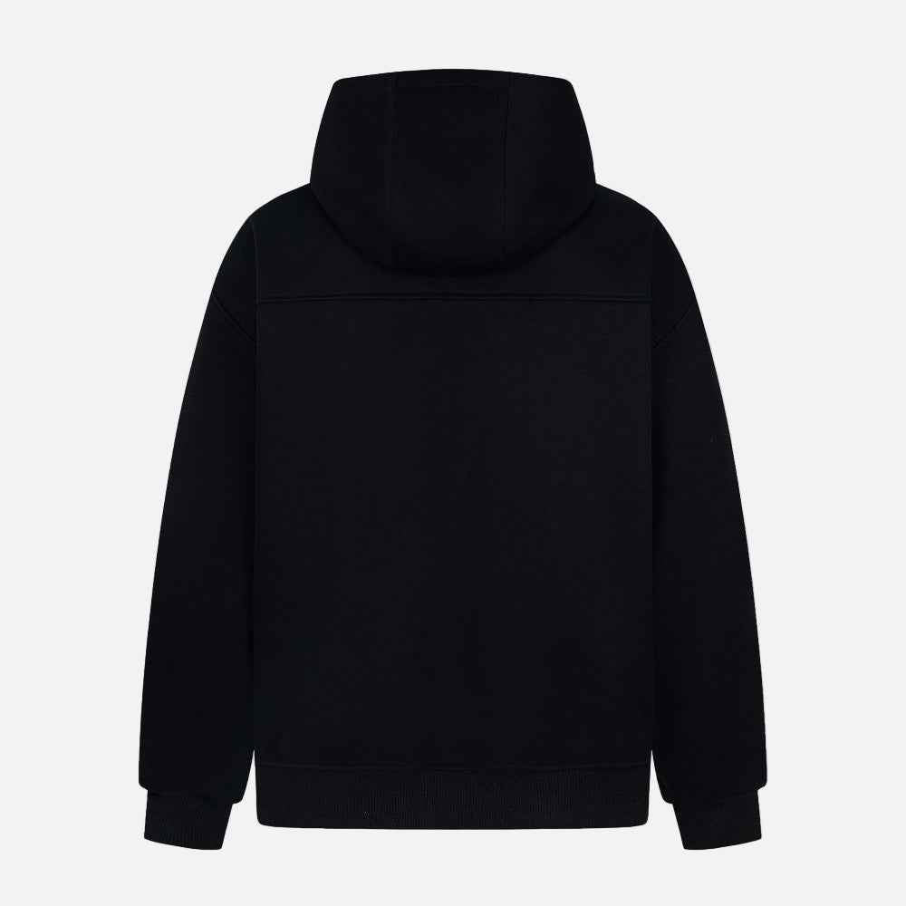 Y2K Stylish Oversized Zip-Up Hooded Sweatshirt