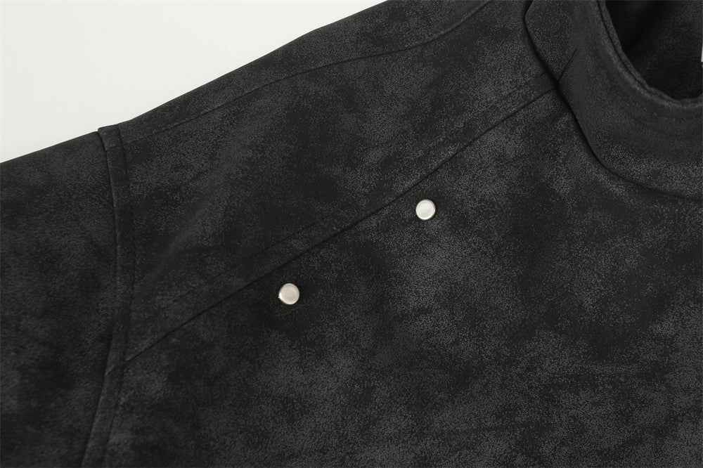 Breathable Streetwear Hip Hop Punk Motorcycle Jacket