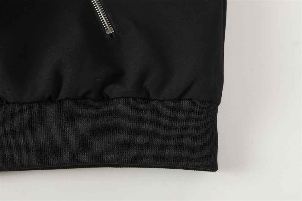 Punk Metal Studded Deconstructed Loose Jacket