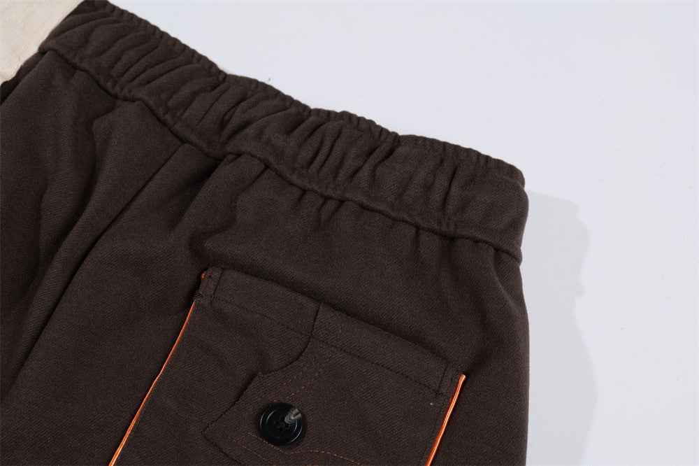 Trendy Casual Wide Leg Drawstring Sports Jogger