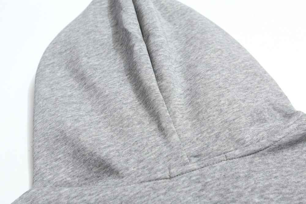 Heart Shaped Zipper Faux Furr Hooded Sweatshirt
