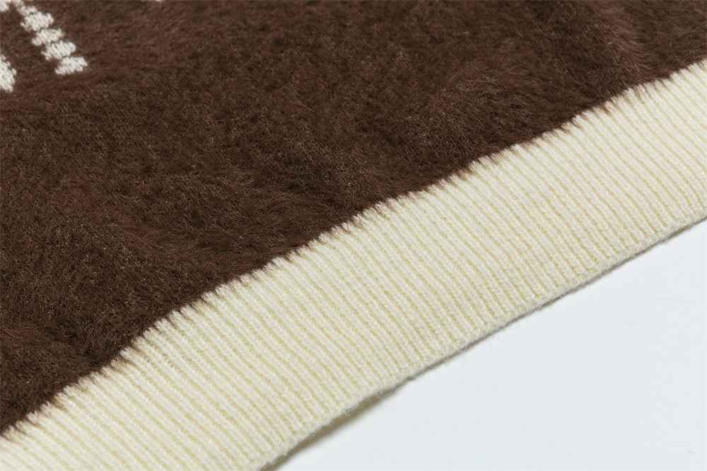 Trendy Stacking Collar Jacquard Turtleneck Sweater