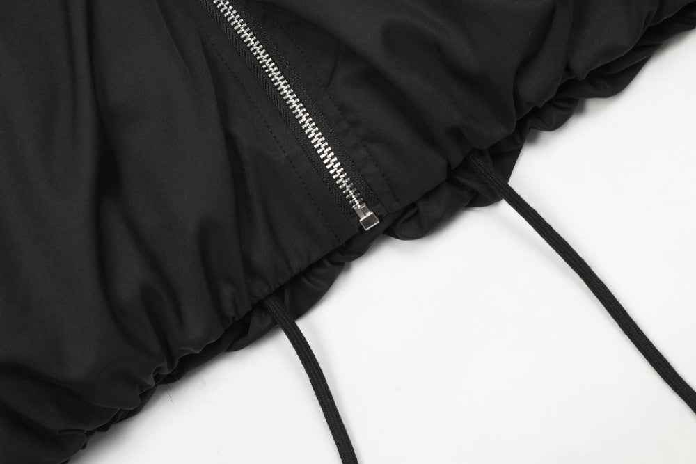 European Style Fur Collar Hooded Jacket