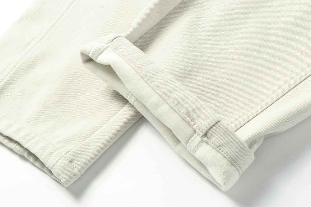 Functional Style Fleece Lined Straight Leg Pants