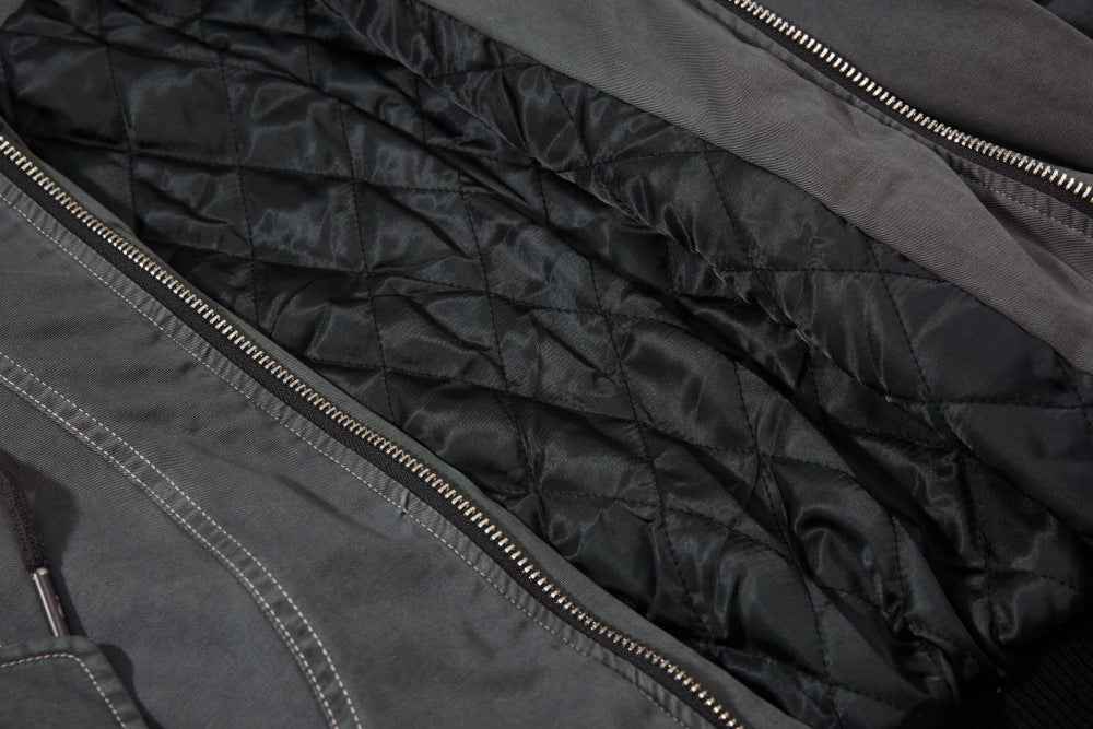 Streetwear Heavy Industry Quilted Hooded Jacket