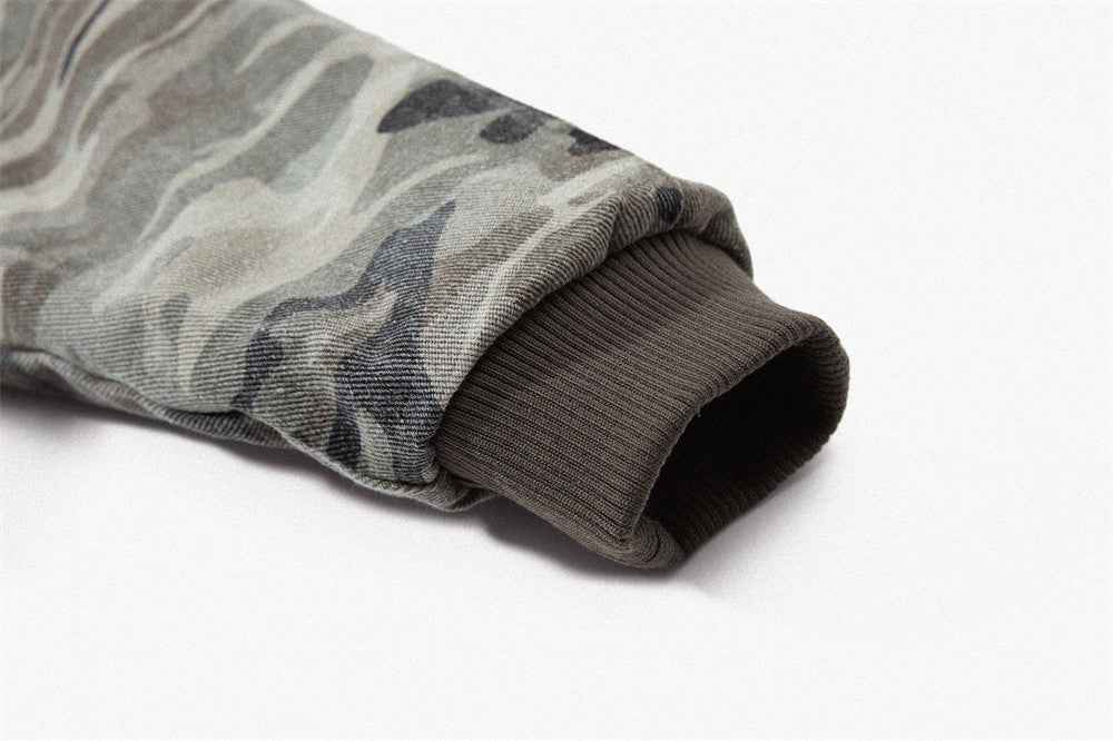 Warm Camouflage Fur Hooded Padded Jacket