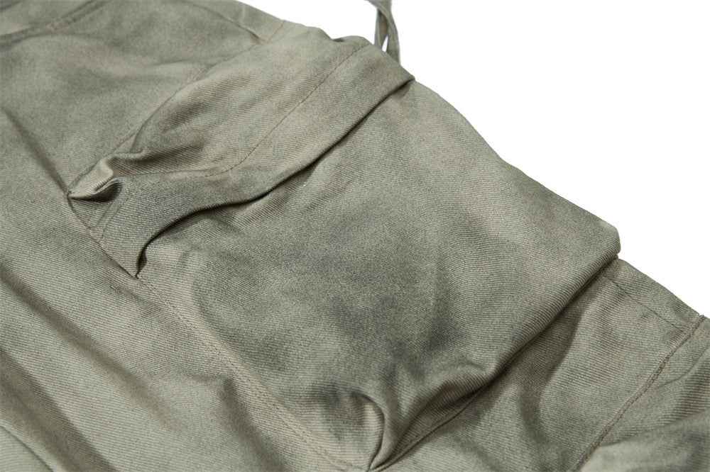 Stylish Earth-Friendly Tooling Wide-Leg Cargo Jeans