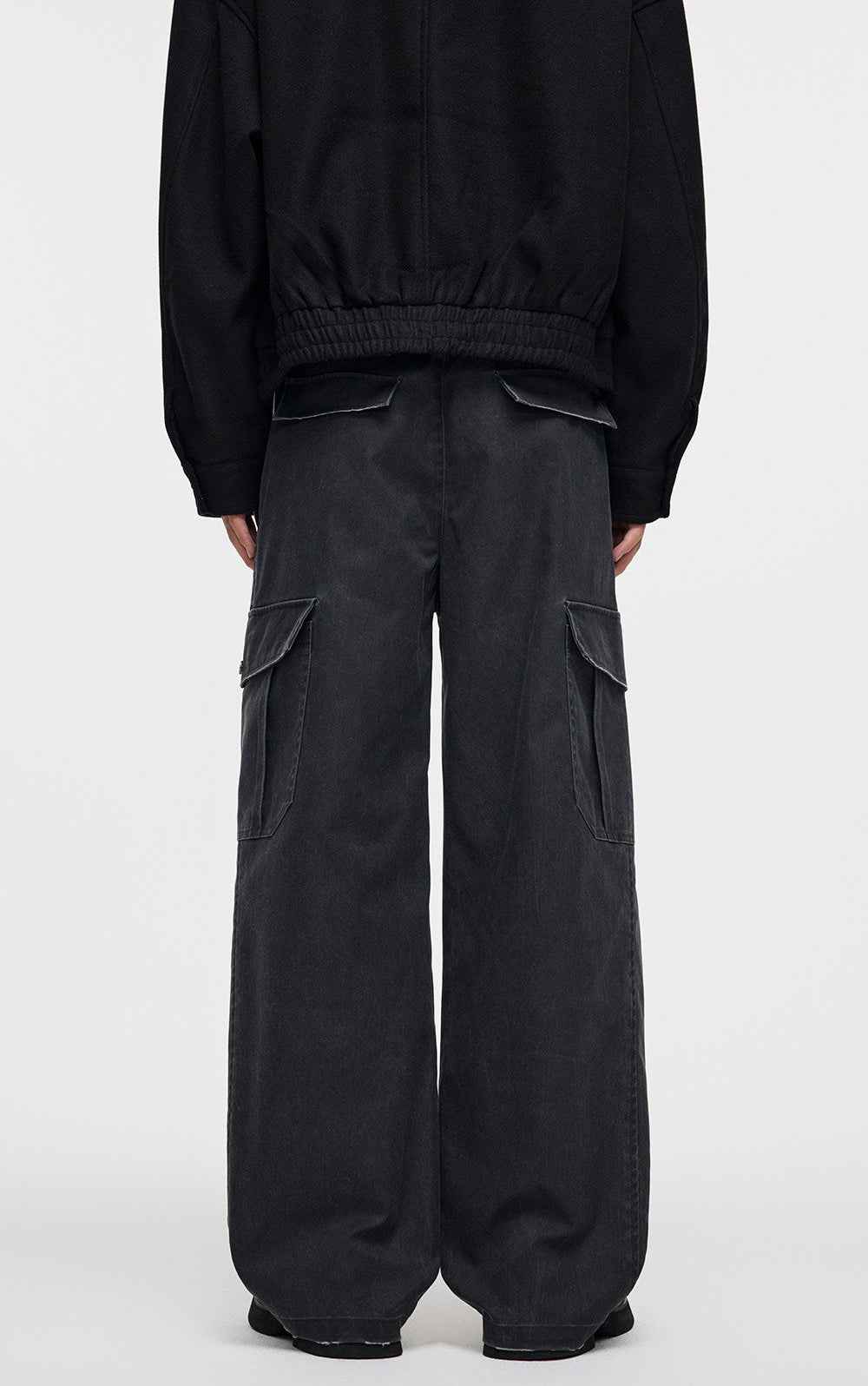 Y2K Retro Deconstructed Workwear Cargo Pants