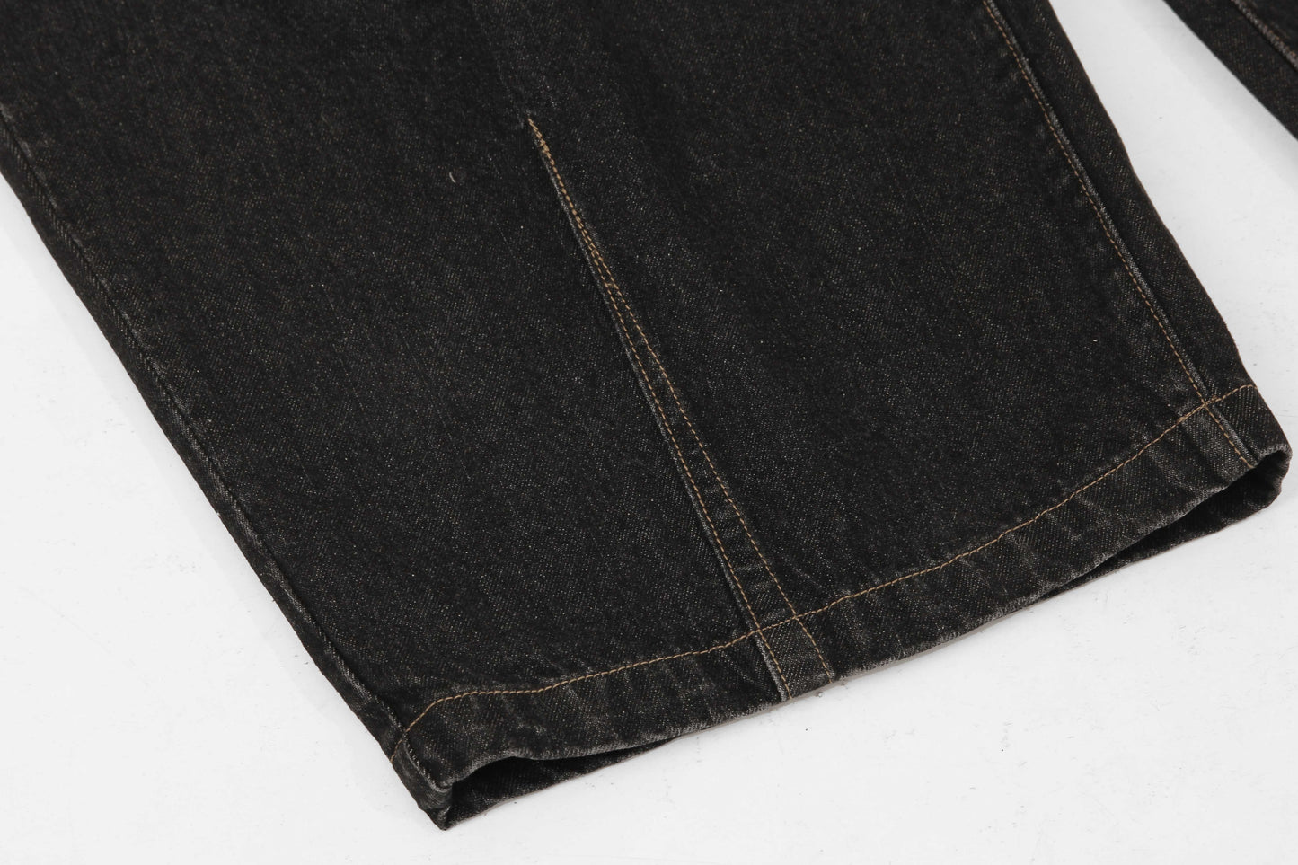 Scarf Detail Denim Jeans - Bandana Accent Streetwear Denim | LuxuryUrbanwear - Luxuryurbanwear