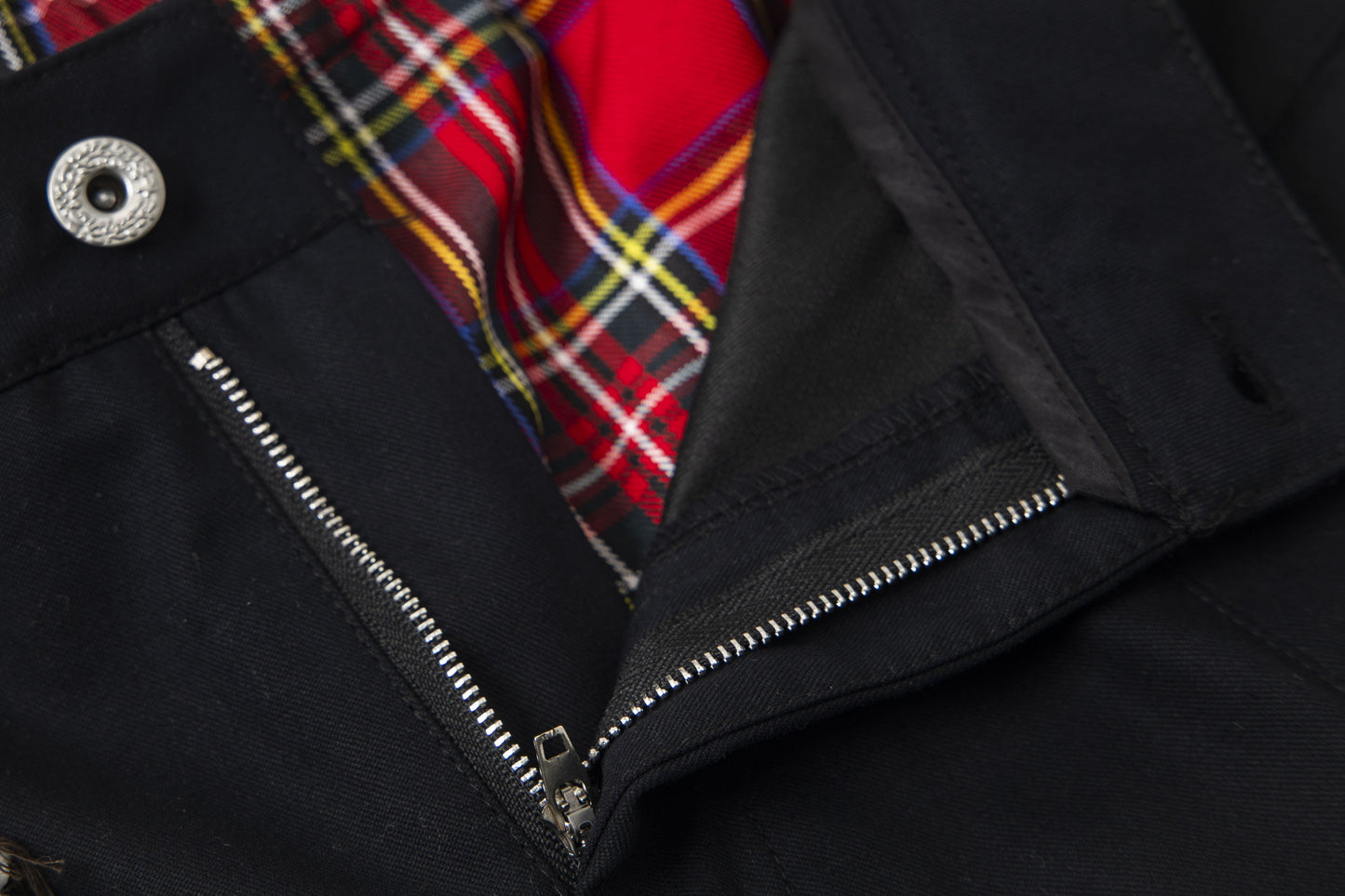 Plaid Waist Detail | Cargo Pants - Luxuryurbanwear