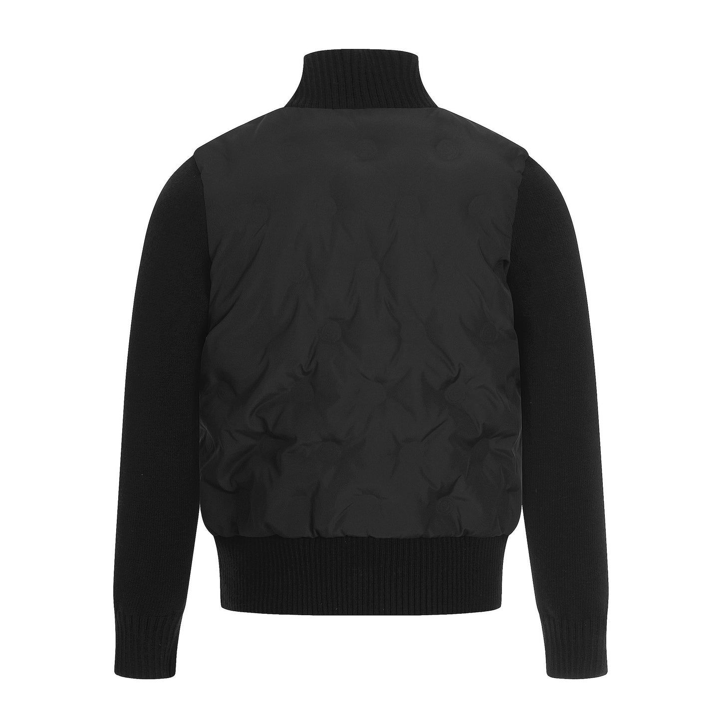 Cloud Shell | Knit-Sleeve Bubble Zip Jacket - Luxuryurbanwear