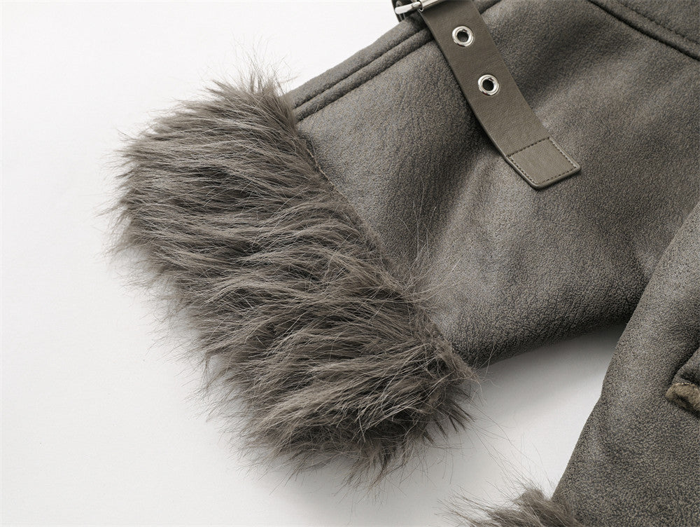 Desert Whisper | Cat-Eared Fleece Hoodie - Luxuryurbanwear