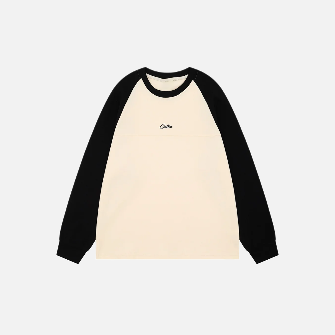 Flexible Letter Hio Hop Embroidery Long Sleeve T-Shirt - Luxuryurbanwear