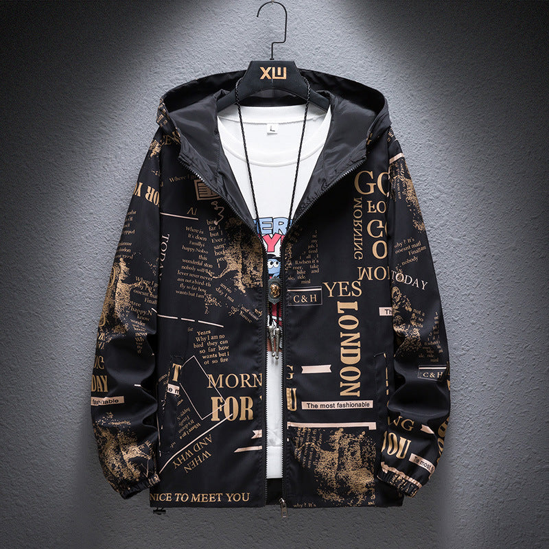 Reversible Article Windbreaker Jacket