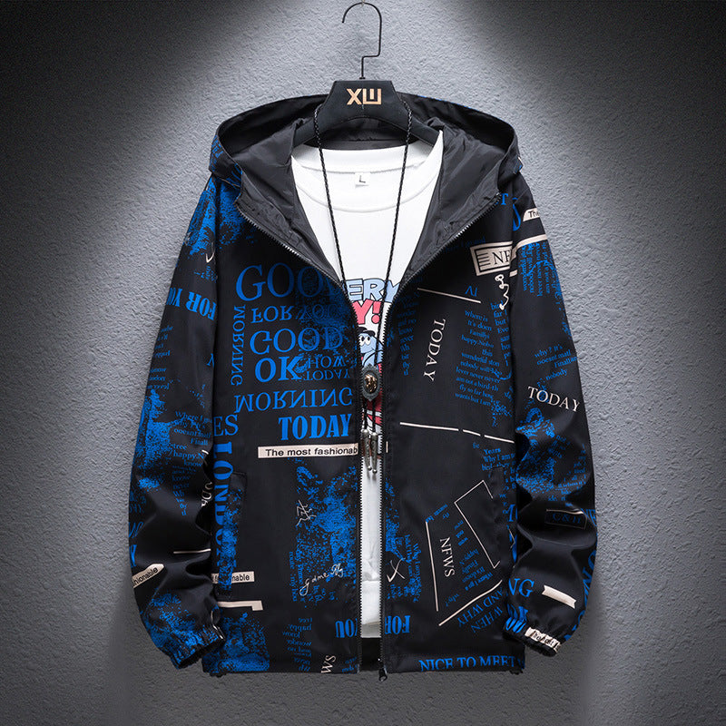 Reversible Article Windbreaker Jacket