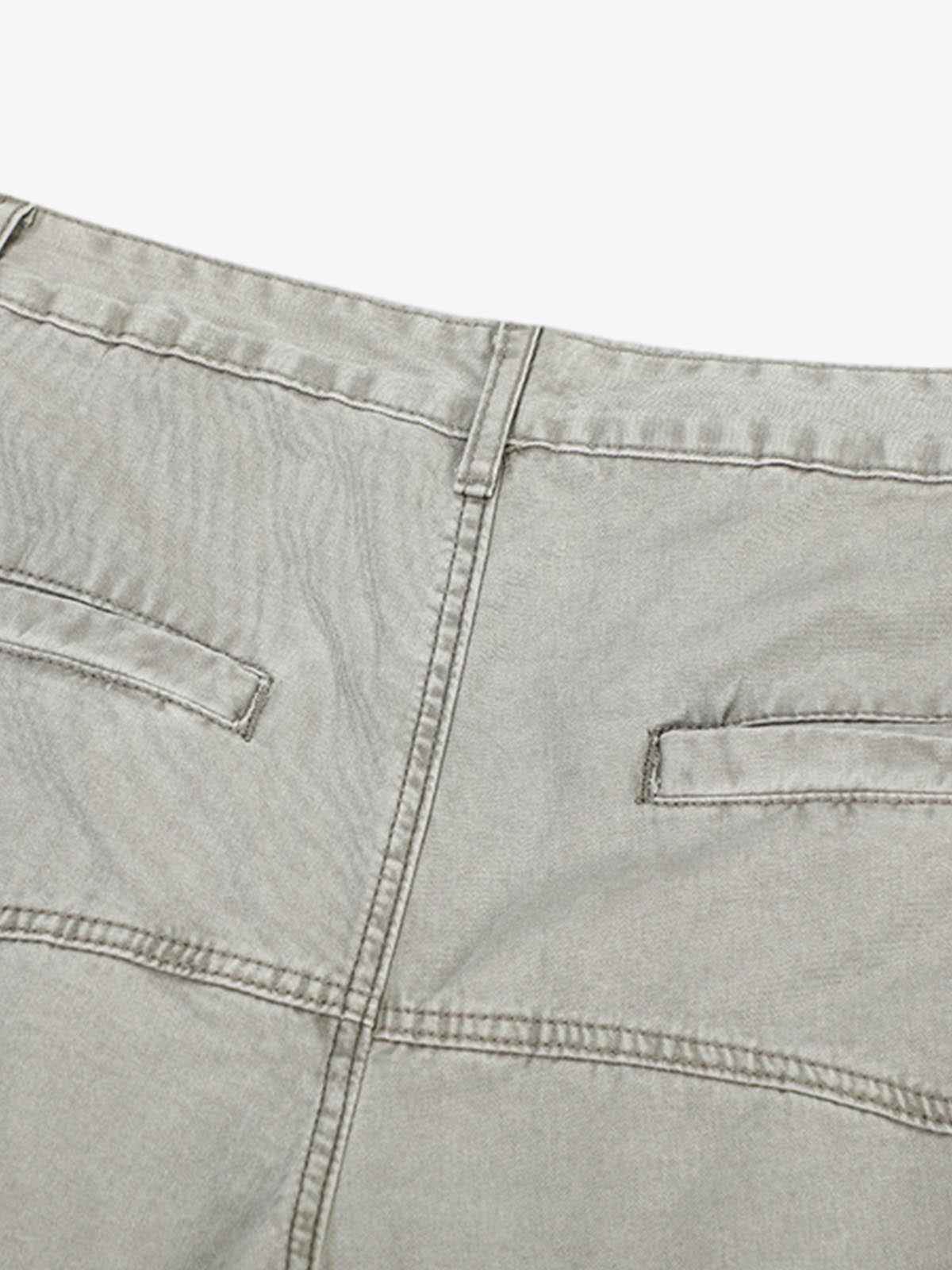 Patchwork Multi-Pocket Workwear Casual Machete Pants