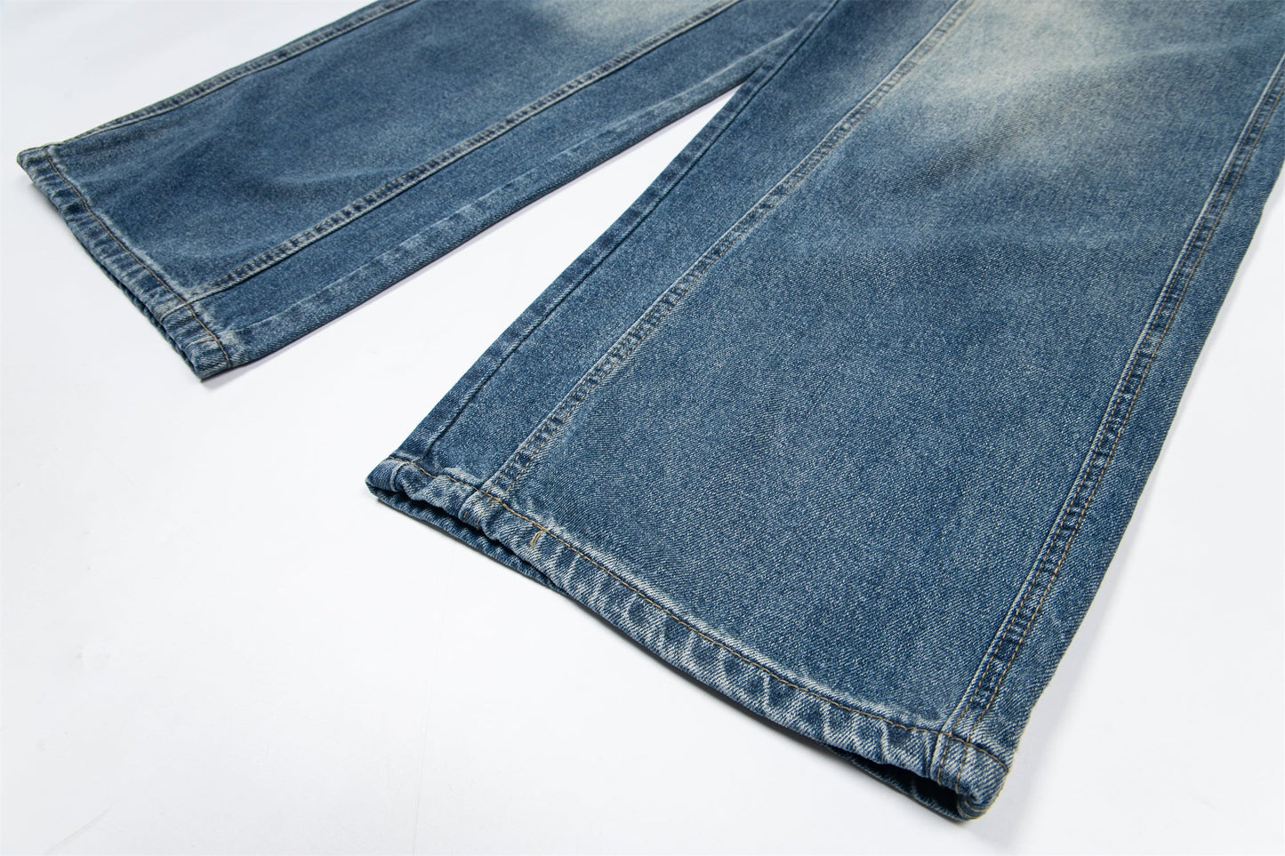 Heavy Bleached | Demin Jeans - Luxuryurbanwear