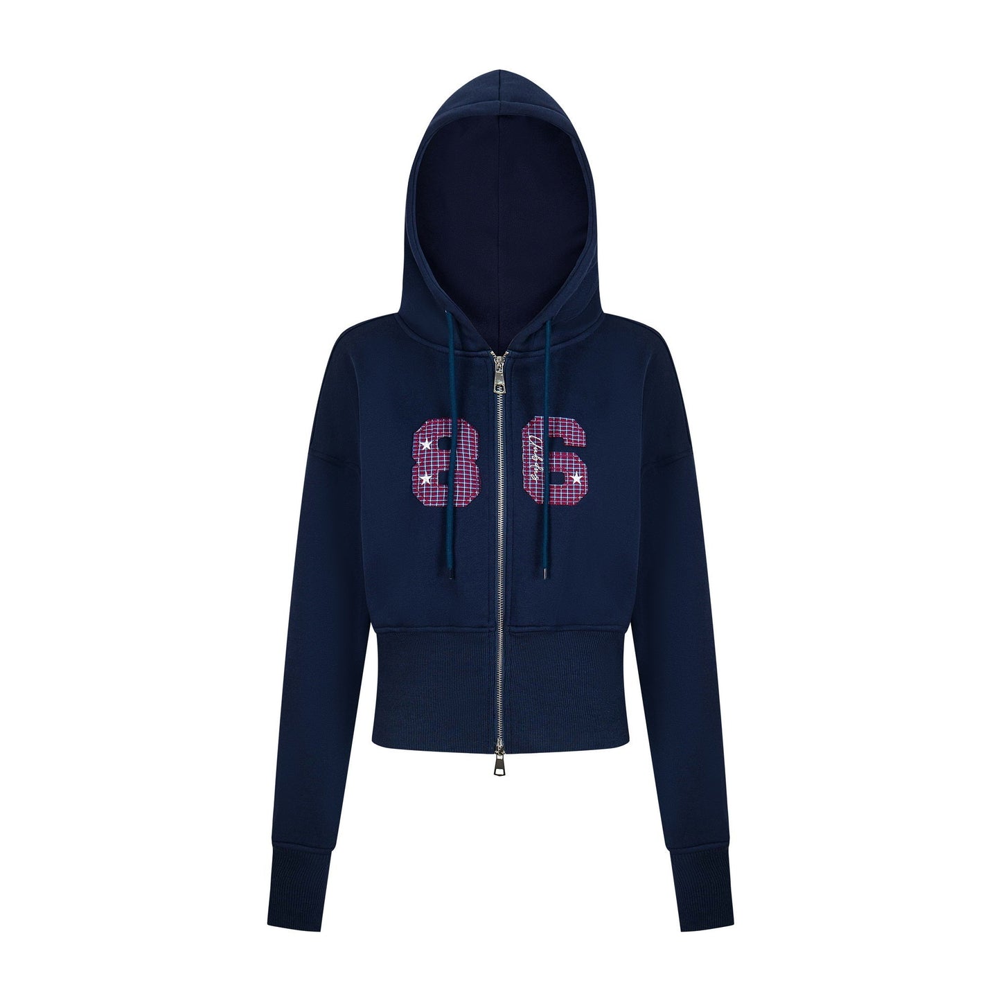 86 Zip Hoodie – Sporty Cropped Fit - Luxuryurbanwear