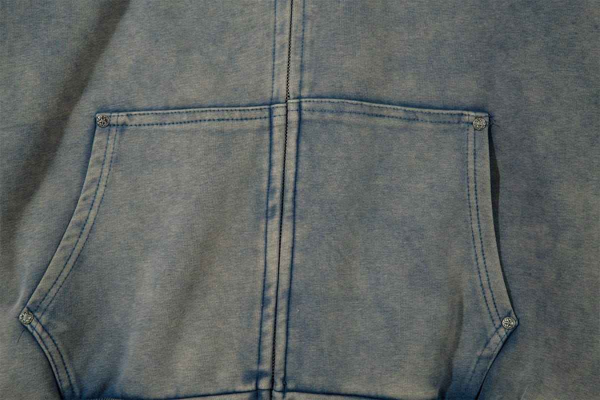 Zip Up Hoodie Omniscient Blue
