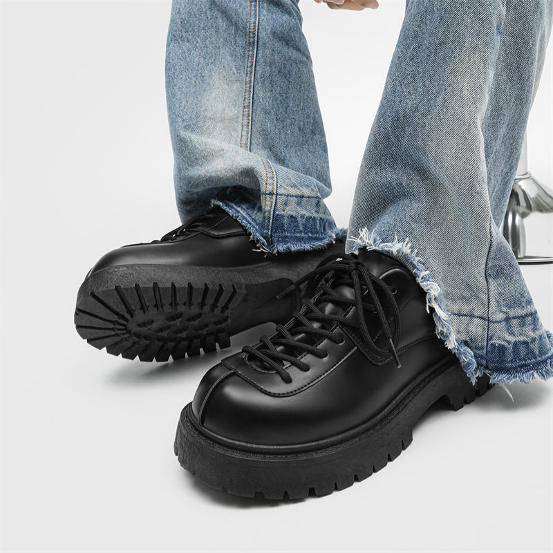 MLB LTHR-21 Combat-Style Boots - Luxuryurbanwear