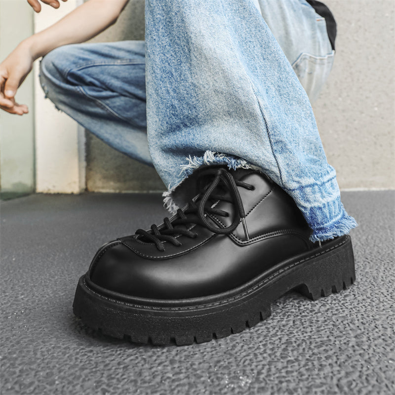 MLB LTHR-21 Combat-Style Boots - Luxuryurbanwear