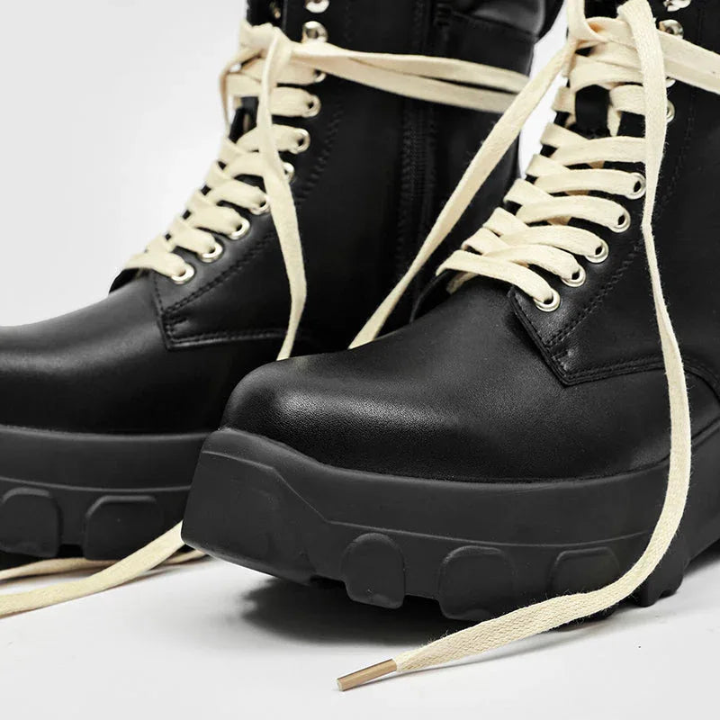 Ground Shift High-Top Combat Boots - Luxuryurbanwear