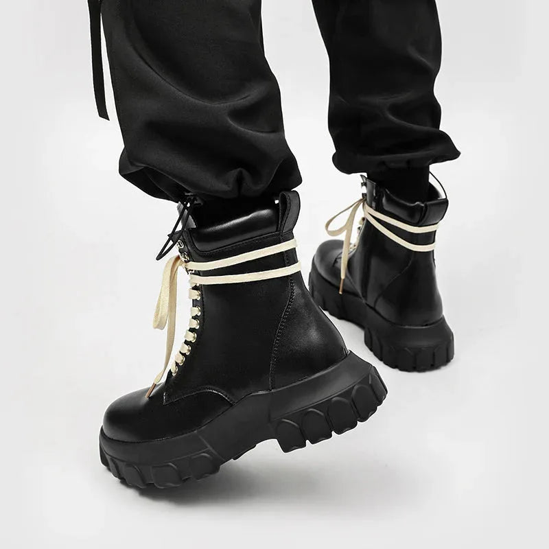 Ground Shift High-Top Combat Boots - Luxuryurbanwear