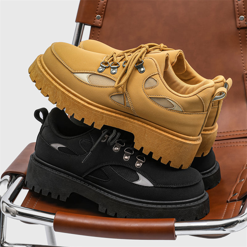MLB LTHR-15 Chunky Utility Boots - Luxuryurbanwear