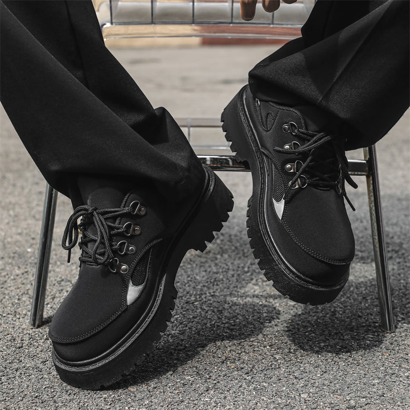 MLB LTHR-15 Chunky Utility Boots - Luxuryurbanwear