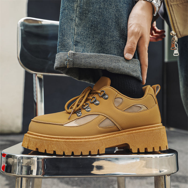 MLB LTHR-15 Chunky Utility Boots - Luxuryurbanwear